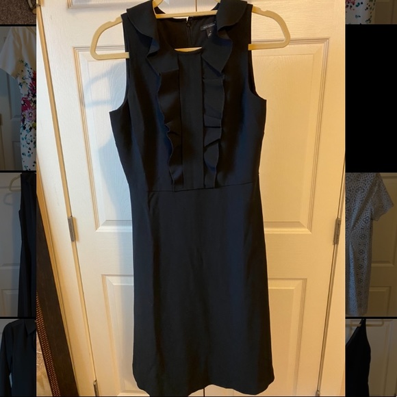 Ann Taylor midi dress with ruffle detail - Picture 2 of 3